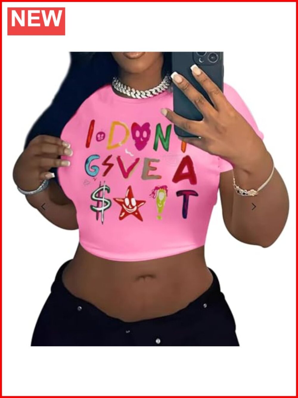 Cotton Graphic Crop Top Y2K Baby Tee Short Sleeve Crew Neck Loose Fit